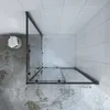 Duschkabine Glas Eckeinstieg 100x100 x 195 cm Schiebetüren Produktbild-Vorschau 3