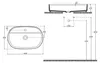 Isvea INFINITY OVAL Aufsatzwaschbecken, 60x40cm, weiß matt Produktbild-Vorschau 4