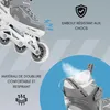Wrotki Blackwheels Flex Pro szare w 4 rozmiarach 34-37 Podgląd zdjęcia produktu 5