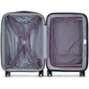 An open suitcase showing its interior compartments. Produktbild-Vorschau