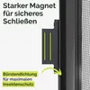 Nematek Fliegengitter Tele, Teleskop Fliegengittertür weiß, Produktbild-Vorschau 5