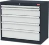 STIER Schubladenschrank mit 5 Schubladen, BxTxH 900x575x820 Produktbild-Vorschau 1
