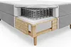 Doppelbett HOT 1 weiß 160x200 cm Metallfüße mit Produktbild-Vorschau 3