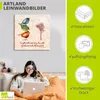 ARTland Leinwandbild Lebensweisheit Zu Hause Größe: 50x50 Produktbild-Vorschau 2