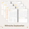 Family-Timer 2026/2027 / 17 Monate / A5 / Golden Hearts / Produktbild-Vorschau 6