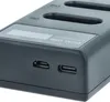 vhbw Dual Micro-USB + USB-C Ladegerät kompatibel mit Sony Produktbild-Vorschau 7