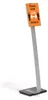 DURABLE Podlahový infostojan INFO SIGN STAND A4, st?íbrná, Náhled obrázku produktu 3