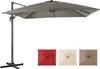 Parasol COSTWAY 300 x 300 cm, parasol à manivelle, parasol Voir les images du produit 1