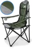 Enero Camp Klappstuhl LUX – 60x60x105 cm, grün-schwarz, Produktbild-Vorschau 6