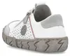 Rieker Damen Echtleder Slipper reinweiß, Damen:37 EU Produktbild-Vorschau 64