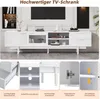 Merax TV Lowboard 200cm mit 2 Türen und 2 Schubladen, Produktbild-Vorschau 8
