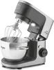 A silver and gray kitchen mixer with a whisk attachment is shown against a white background. Anteprima dell’immagine prodotto