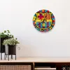 DEQORI Glasuhr Ø30 cm Römisch 'Wappen FC Barcelona' Wanduhr Produktbild-Vorschau 4