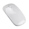 A white wireless computer mouse is shown from a slightly elevated angle against a white background. Produktbild-Vorschau