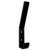 A single black coat hook is shown against a white background. Produktbild-Vorschau