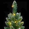 vidaXL Umelý vianočný stromček slim 300 LED diód 210 cm Náhľad obrázku produktu 6