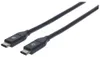 Manhattan USB-C Kabel, USB 3.2 Gen 2, 10 Gbit/s, 3 A, 0,5 Produktbild-Vorschau 1