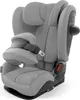 A studio shot of a gray child car seat against a white background. Náhled obrázku produktu