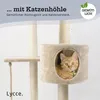 Lycce Katzenbaum TOWER Kratzbaum deckenhoch Sisal Plüsch Produktbild-Vorschau 8