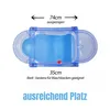Zekiwa Platzsparende Babybadewanne Faltbar für Zuhause, Produktbild-Vorschau 5