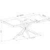 Esstisch ausziehbar 140–180 cm, rechteckiger Tisch für 4–6 Produktbild-Vorschau 6
