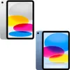 Two iPads are shown against a white background. One is silver and the other is blue. Produktbild-Vorschau