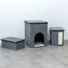 Intirilife Faltbare Hundetreppe mit 3 Stufen in Grau Produktbild-Vorschau 6