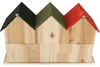 Nistkasten Gruppe 3 in 1 Kiefernholz 42x13x25 cm Farbe rot Produktbild-Vorschau 5