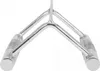 A chrome-plated V-bar attachment for a cable machine, designed for triceps exercises. Náhľad obrázku produktu