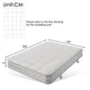 Matelas à ressorts ensachés Merax, 7 zones, 90x200 cm, Voir les images du produit 7
