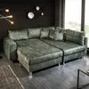 riess-ambiente Moderne Wohnlandschaft KENT 220cm moosgrün Produktbild-Vorschau 1