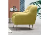 Hanah Home, Sevilla Armchair - Yellow, Ohrensessel, Gelb, Produktbild-Vorschau 2