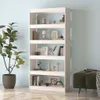 vidaXL Bibliothèque/séparateur de pièce Blanc 80x30x167,4 Voir les images du produit 3