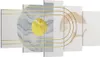 Bild auf Leinwand - Leinwandbild - 5 Teile - Modern Gold Produktbild-Vorschau 1