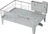 A gray dish drying rack on a white background. Náhled obrázku produktu