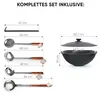 Posylka.de Feuerstelle Kazanofen Ø 49 cm Set Kazan 22 L Produktbild-Vorschau 7