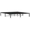 vidaXL Rama łóżka metalowa czarna 180x200 cm Podgląd zdjęcia produktu 4