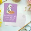 Mr. & Mrs. Panda Postkarte Handpan Spieler - Lavendeltraum Produktbild-Vorschau 3