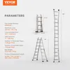 Teleskopický žebřík A Frame 13 FT s prodloužením, Náhled obrázku produktu 7