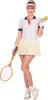 Retro Tennis Outfit Größe: 40 Produktbild-Vorschau 1