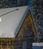 Kurtyna świetlna 360 LED Timer Ciepła biel Przezroczysty Podgląd zdjęcia produktu 6