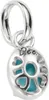 Pendentif charm en argent avec pierre de naissance du mois Voir les images du produit 7