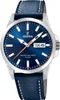 Festina Armbanduhr Herren F20358/3 Leder Uhr blau Klassik Produktbild-Vorschau 2