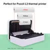 Poooli 110 × 30 mm, rouleau de papier thermique blanc non Voir les images du produit 3
