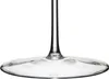 A close-up shot of the base of a clear wine glass, showing the stem and the foot. Produktbild-Vorschau