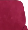 vidaXL Sessel Weinrot 62x79x79 cm Samt Produktbild-Vorschau 6
