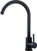 A black kitchen faucet against a white background. Produktbild-Vorschau