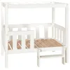 vidaXL Lit pour chien Blanc 95,5x73,5x90 cm Pin massif Voir les images du produit 1