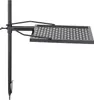 A black metal grill grate attached to a pole with a pointed end for insertion into the ground. Náhled obrázku produktu