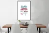 MuchoWow® MuchoWow® Gerahmtes Poster Weinzitat "Zuhause Produktbild-Vorschau 3